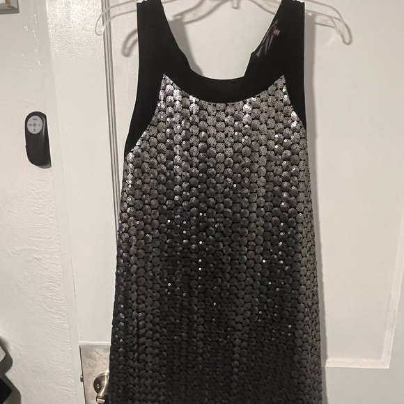 Victoria's Secret Black and Silver Mini Dress - Picture 1 of 3